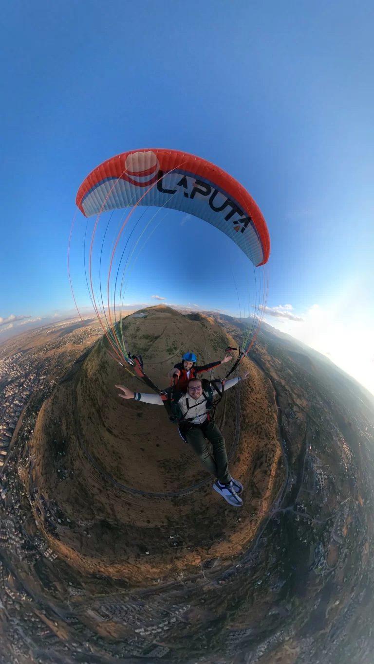 360 derece açıyla çekilmiş ali dağı fotoğrafı