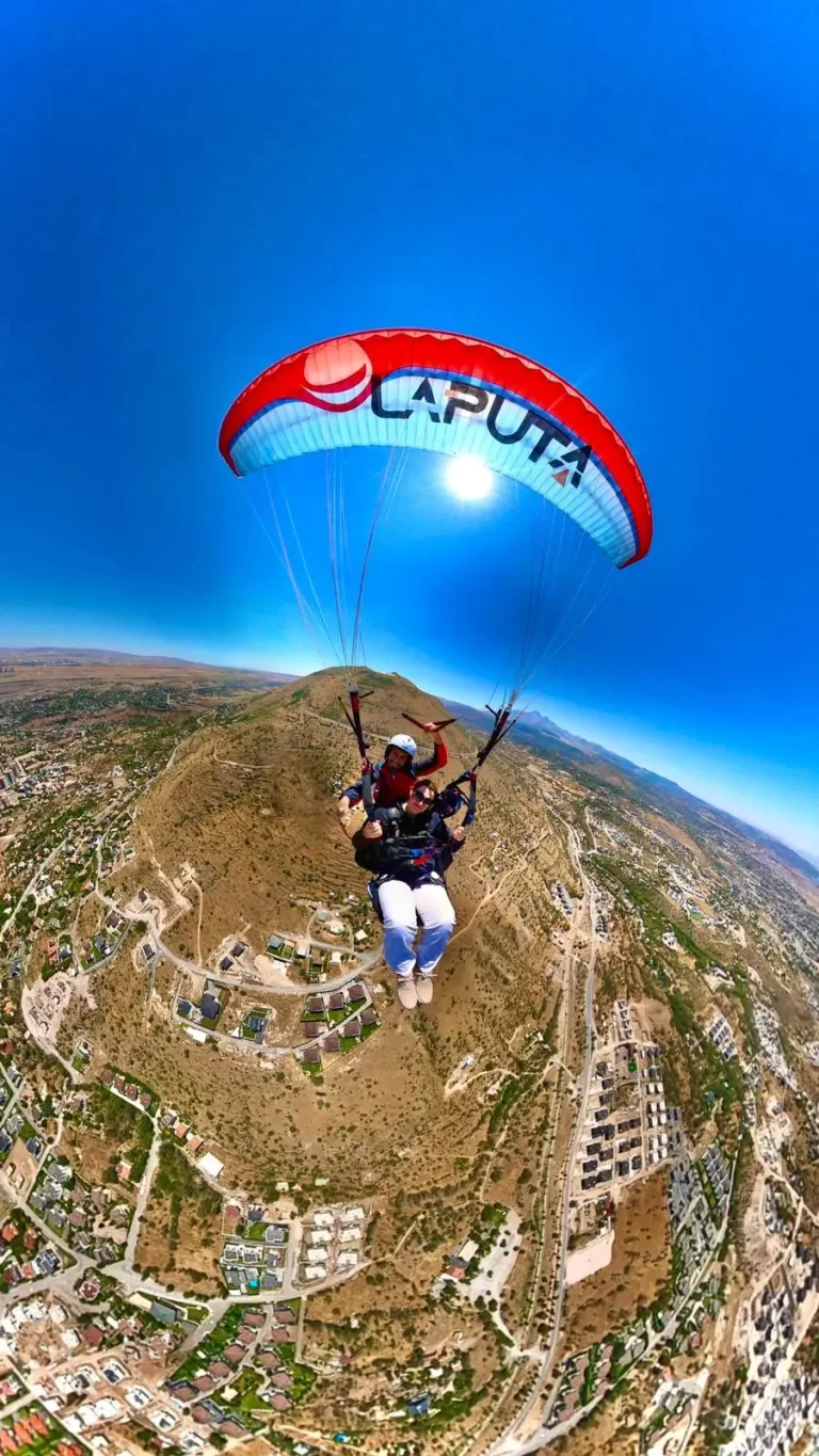 Kayseri Ali Dağı yamaç paraşütü 360 derece FOTOĞRAF ÇEKİMİ